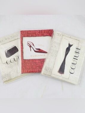 NWT New Vintage Emily Adams Fashion Couture Elegance 23 Notecards Fashionista